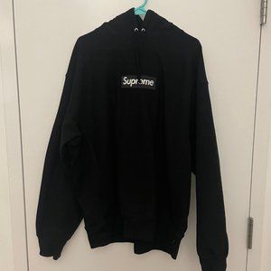 Supreme Box Logo Hooded Sweatshirt (FW21) Black Sz XL